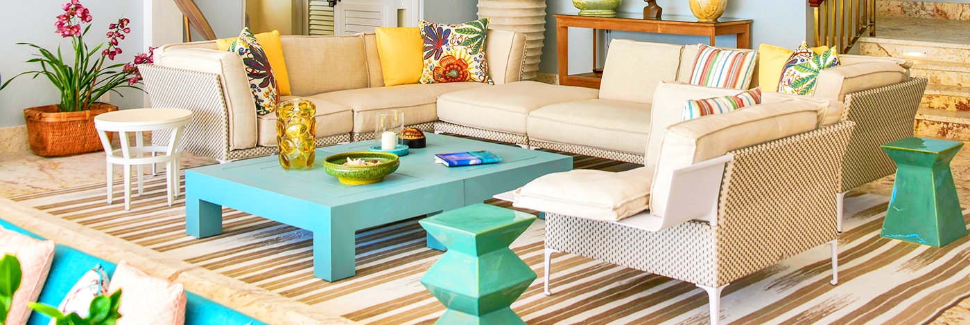 Living room seating area
