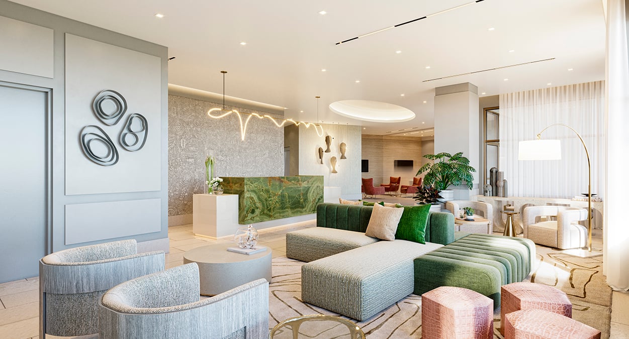 Block 40 Mixed Use Building - Lobby