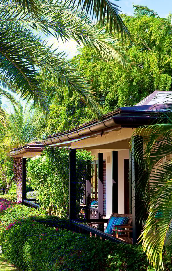 Private porches at Harbor Heights