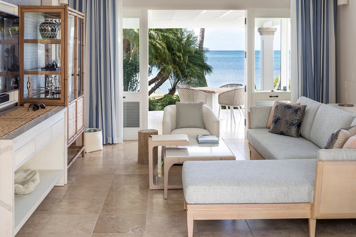 Jumby Bay Pond Bay Suite Living Room
