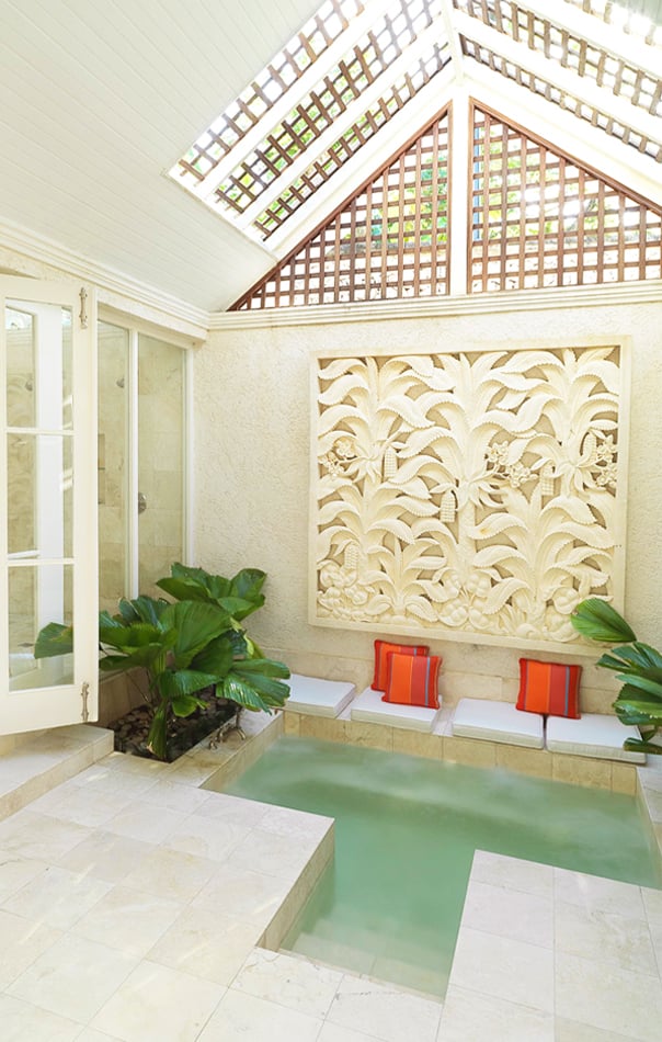 Private hot tub at Roaring Pavilion, Jamaica