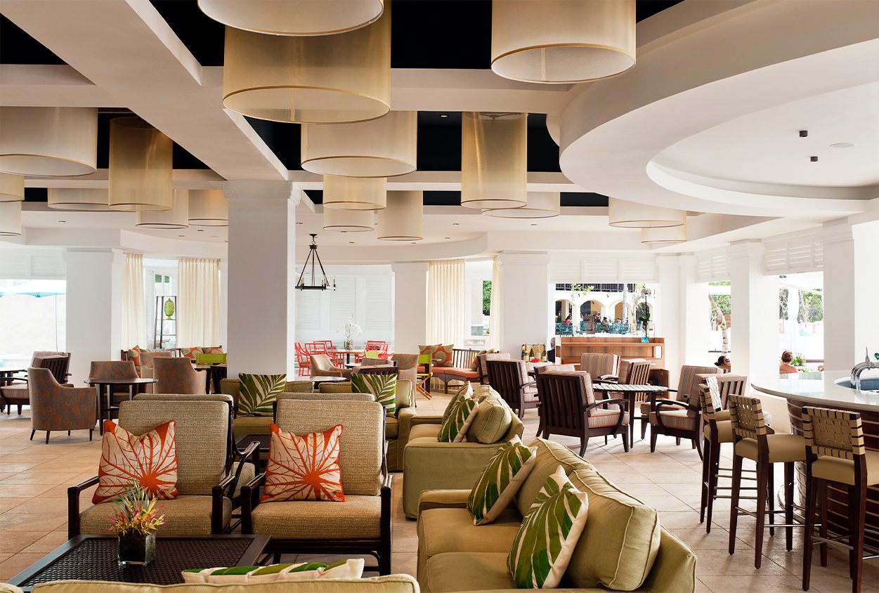 Seating by a bar at The Body Holiday