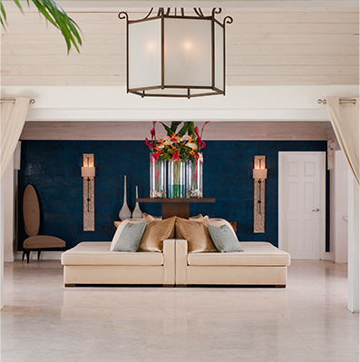 Seating at The Body Holiday in St. Lucia