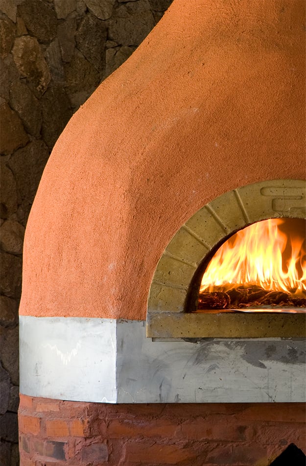 Wood fired oven at Viceroy Sugar Beach