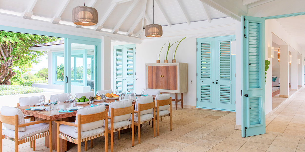 Jumby Bay Evangeline Dining Room