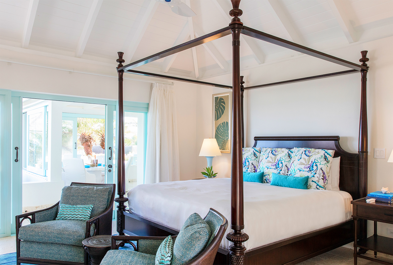 Jumby Bay Evangeline Bedroom with Chairs
