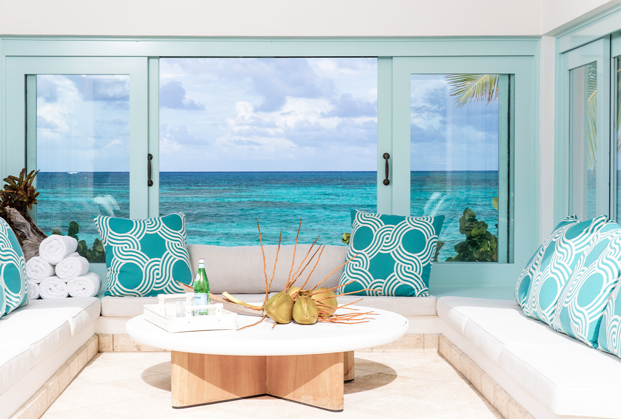 Jumby Bay Evangeline Cabana Seating