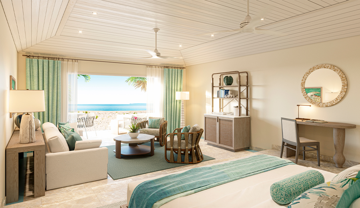 Curtain Bluff Junior Suite Bedroom